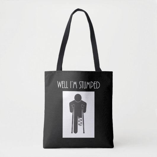 Funny Bot Ampututation Recovery Amputee krijgt goe Tote Bag (Voorkant)