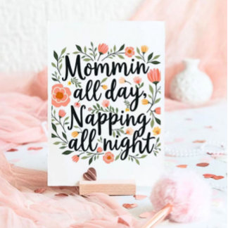 Funny Botanical Mother's Day Thank You Card Bedankkaart