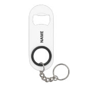 Funny Bottle Open voor Introverted People Mini Flessenopener (Achterkant)