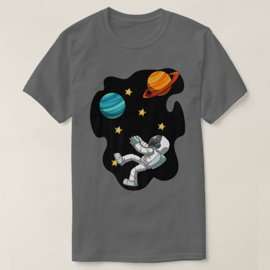Funny Bouldering Astronaut T-shirt (Design voorkant)