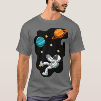 Funny Bouldering Astronaut T-shirt