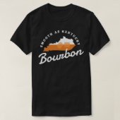 Funny Bourbon Drinker Smooth as Kentucky Bourbon W T-shirt (Design voorkant)
