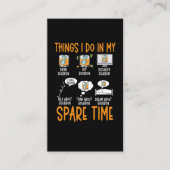 Funny Bourbon Whiskey Lover Alcohol Drinker Visitekaartje (Voorkant)