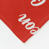 Funny Bouvier Dog Name Pattered Kerstmis Fleece Deken (Hoek)