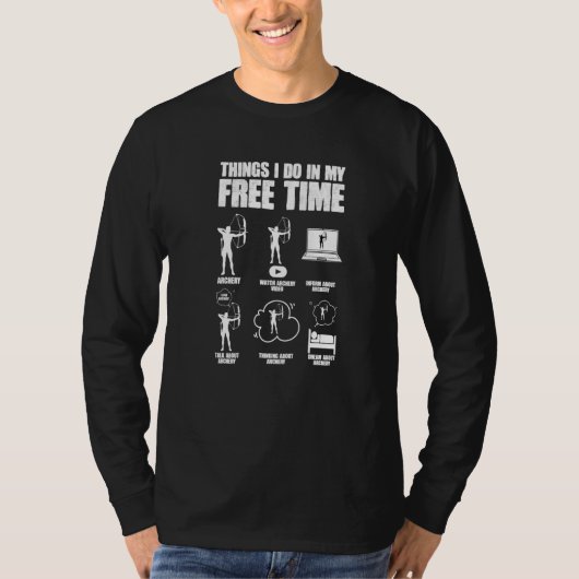 Funny Bowhunting Archer Bow Arrow Archery Bowhunte T-shirt (Voorkant)