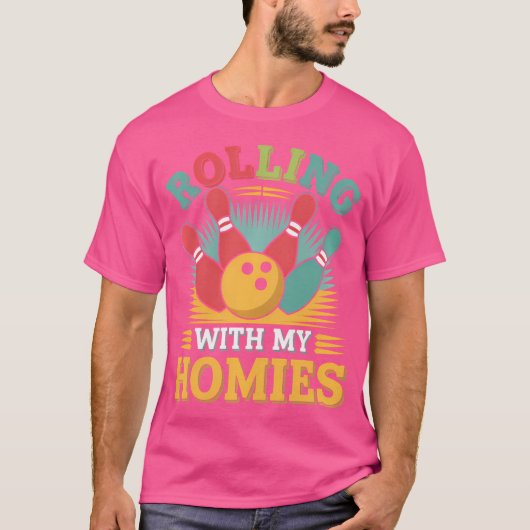 Funny Bowler Bowling T-shirt (Voorkant)
