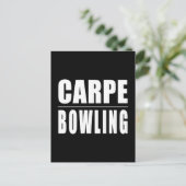 Funny Bowlers citeert jokes : Carpe Bowling Briefkaart (Staand voorkant)