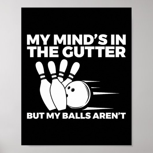Funny Bowling 1 Poster (Voorkant)