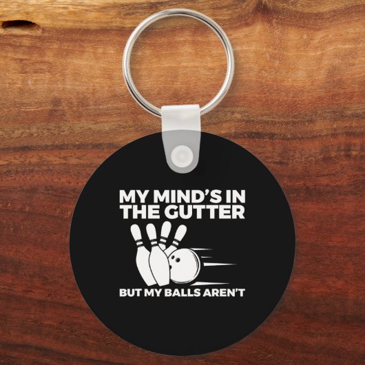 Funny Bowling 1 Sleutelhanger (Voorkant)