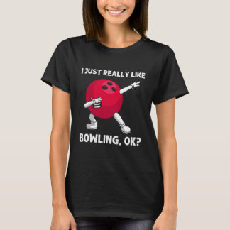 Funny Bowling Bowler Game Lane Play T-shirt