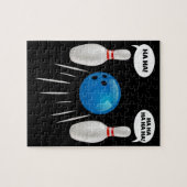 Funny Bowling - cadeau voor Bowlers Legpuzzel (Horizontaal)