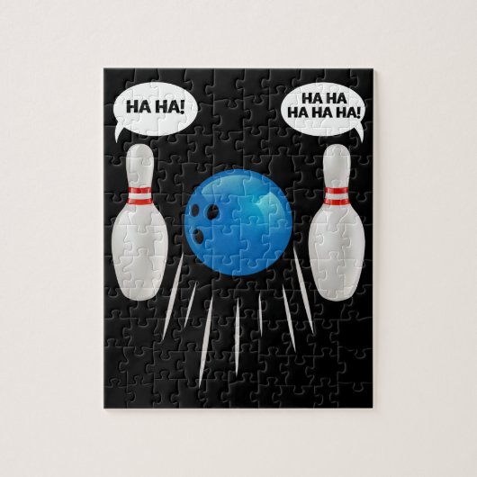 Funny Bowling - cadeau voor Bowlers Legpuzzel (Verticaal)