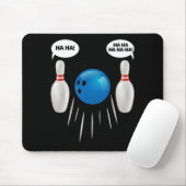 Funny Bowling - cadeau voor Bowlers Muismat (Met muis)