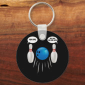 Funny Bowling - cadeau voor Bowlers Sleutelhanger (Voorkant)