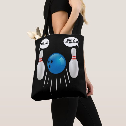 Funny Bowling - cadeau voor Bowlers Tote Bag (Dichtbij)