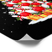 Funny Bowling Christmas Tree Lights Xmas For Men & Poster (Hoek)
