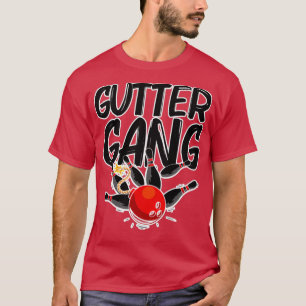 Funny Bowling Cool Gutter Gang Bowlers 1 T-shirt