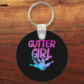 Funny Bowling Design For Girls Women Bowler Bowlin Sleutelhanger (Voorkant)