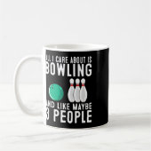 Funny Bowling Design for Men Kinder Bowling Lo Koffiemok (Links)