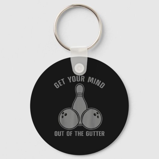 Funny Bowling Design For Men Women Kids Bowling Lo Sleutelhanger (Voorkant)