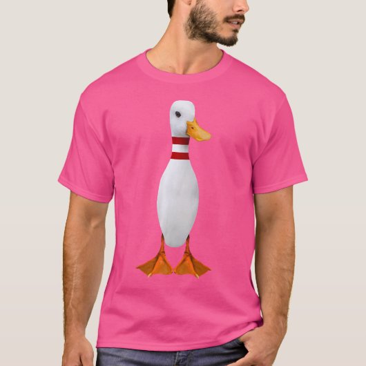 Funny Bowling Farmer Bowler Duck Ten Pin Spare me T-shirt (Voorkant)