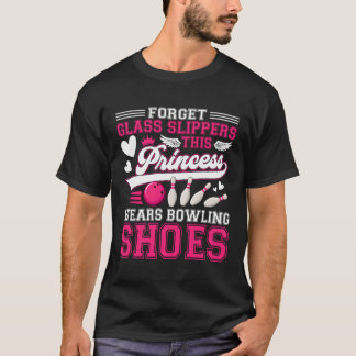 Funny Bowling For Women Girls Kids Mom Wife T-shirt