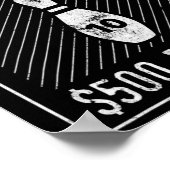 Funny Bowling Gezocht Poster 10 pins voor mannen o (Hoek)