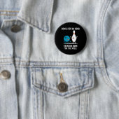 Funny Bowling Gift voor mannen en lui Ronde Button 5,7 Cm (In situ)
