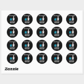 Funny Bowling Gift voor mannen en lui Ronde Sticker (Vel)