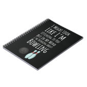 Funny Bowling Gifts And Novelties Sports Bowler Notitieboek (Linkerzijde)