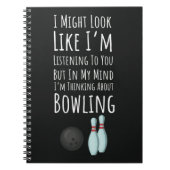 Funny Bowling Gifts And Novelties Sports Bowler Notitieboek (Voorkant)