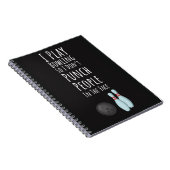 Funny Bowling Gifts Bowler Fan Player Fun Notitieboek (Rechterzijde)