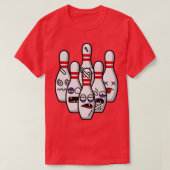 Funny Bowling, ik heb spelden geslagen.. T-shirt (Design voorkant)