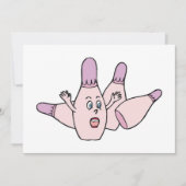 Funny Bowling Invitation Party Kaart (Voorkant)