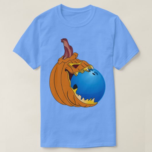 Funny Bowling Lover Halloween T T-shirt (Design voorkant)
