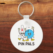 Funny Bowling N Pals Bowl Bowler Bowling Lover Sleutelhanger (Voorkant)