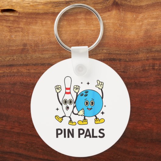 Funny Bowling N Pals Bowl Bowler Bowling Lover  Sleutelhanger (Voorkant)