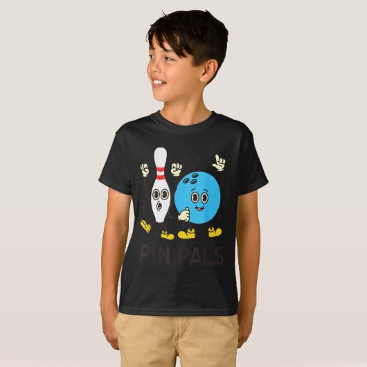 Funny Bowling N Pals Bowl Bowler Bowling Lover  T-shirt (Voorkant volledig)