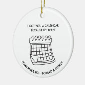 Funny Bowling Ornament Sarcastic Gift for Bowlers  (Links)