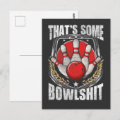 Funny Bowling Player Citaat Strike Bowler Briefkaart (Voorkant / Achterkant)