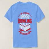 Funny Bowling Player Game Sport Bowler Gift T-shirt (Design voorkant)