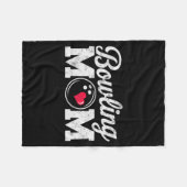 Funny Bowling Player Mom Bowl Mother Bowler #bowli Fleece Deken (Voorkant (Horizontaal))