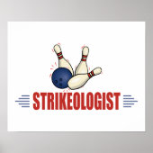 Funny Bowling Poster (Voorkant)