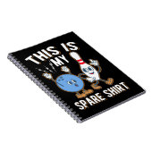 Funny Bowling Quote Dit is mijn Spare Notitieboek (Rechterzijde)