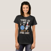Funny Bowling Quote Dit is mijn Spare T-shirt (Voorkant volledig)