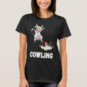 Funny Bowling Strike Bowling Pin Cow Bowler Bowlin T-shirt (Voorkant)
