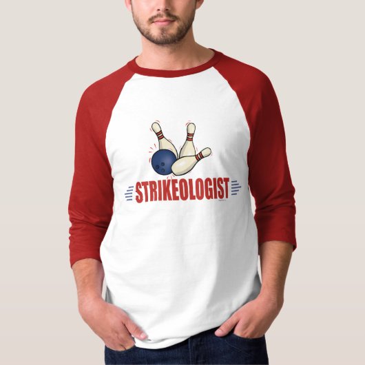 Funny Bowling T-shirt (Voorkant)