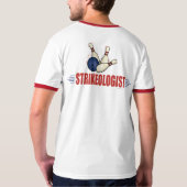 Funny Bowling T-shirt (Achterkant volledig)