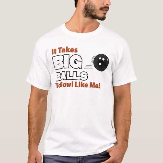 Funny Bowling T-shirt (Voorkant)