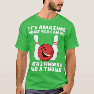 Funny Bowling T voor mannen T T-shirt